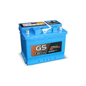 แบตเตอรี่ GS EVS-LN265 (DIN 65) แบตเตอรี่กึ่งแห้งสำหรับรถไฮบริด & EV