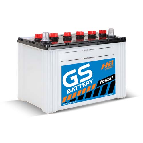 แบตเตอรี่รถยนต์ GS Extra150R (Dry) แบตเตอรี่ไฮบริด 90 แอมป์ ทนทาน งานหนัก