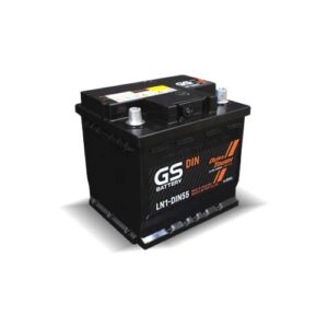 GS LN1-DIN55 แบตเตอรี่ขั้วจม 55Ah สเปคตรงรุ่น ไฟแรง ไม่ต้องเติมน้ำกลั่น