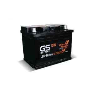 GS LN2-DIN65 แบตเตอรี่ขั้วจม 65Ah อึด ทนทาน ไม่ต้องเติมน้ำกลั่น
