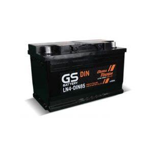 แบตเตอรี่รถยนต์ GS LN4-DIN85 แบตกึ่งแห้ง ขั้วจม พลังสตาร์ทสูง 790 CCA