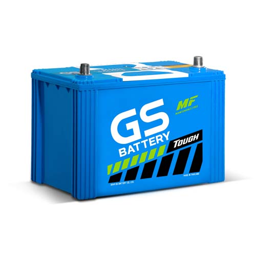 GS MFX190R (105D31) แบตเตอรี่กึ่งแห้ง 90 แอมป์ พร้อมใช้ อึด มั่นใจ ไม่ต้องดูแล