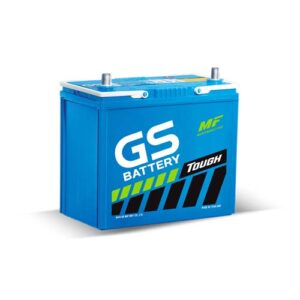 GS MFX60R แบตเตอรี่รถยนต์กึ่งแห้ง 50 แอมป์ ขั้วขวา (55B24R)