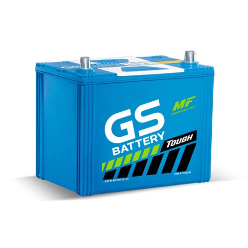 แบตเตอรี่รถยนต์ GS MFX80L แบตอึด พร้อมใช้ ไม่ต้องเติมน้ำกลั่น