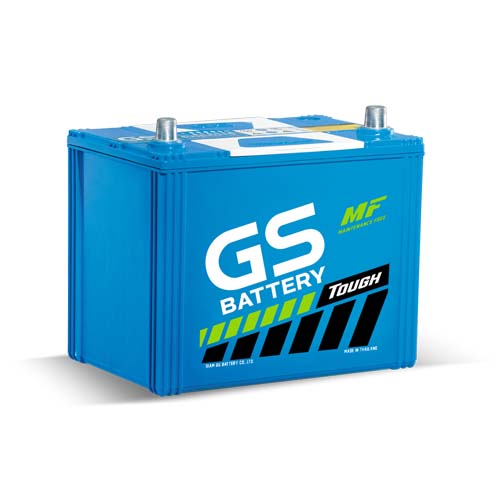แบตเตอรี่ GS MFX90R ขั้วขวา 80 แอมป์ แบตเตอรี่กึ่งแห้งราคาถูก